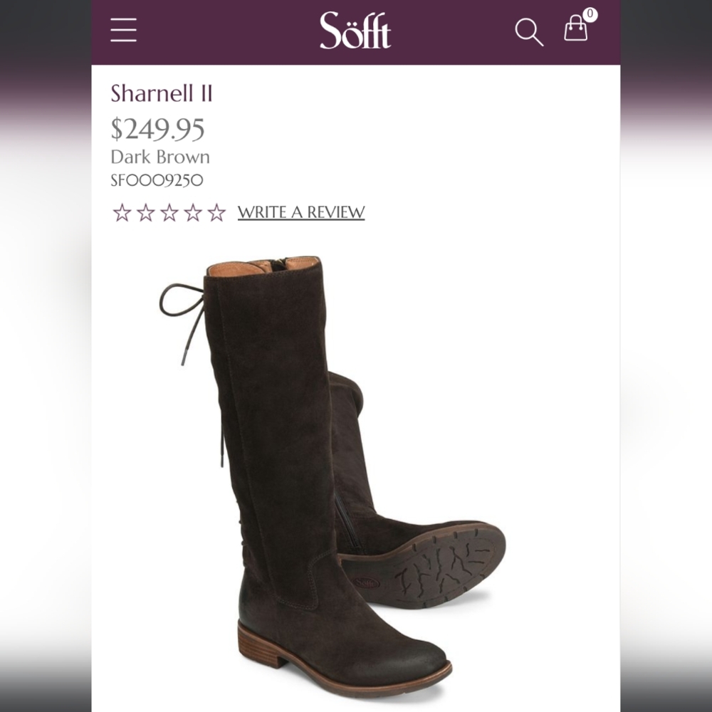 Women's Chocolate Brown Suede Knee-High Boots
